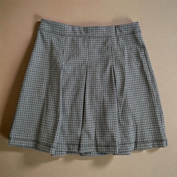 MAX STUDIO Brown Pleated Stretch Holiday Skirt Size Small NEW NWT - Picture 2 of 11